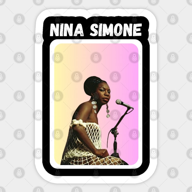 Nina Sticker by Zby'p